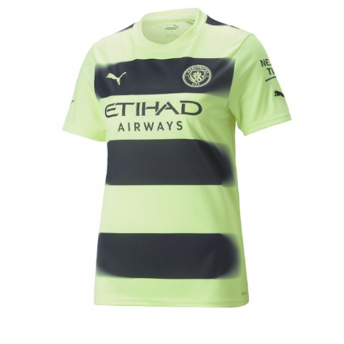 Manchester City Riyad Mahrez #26 Tredjedrakt Kvinner 2022-23 Kortermet Manchester City Riyad Mahrez #26 Tredjedrakt Kvinner 2022-23 Kortermet